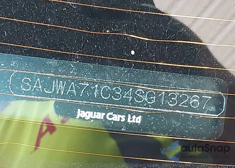 2004 Jaguar Xj Xj8 из США, поврежденный, VIN SAJWA71C34SG13267